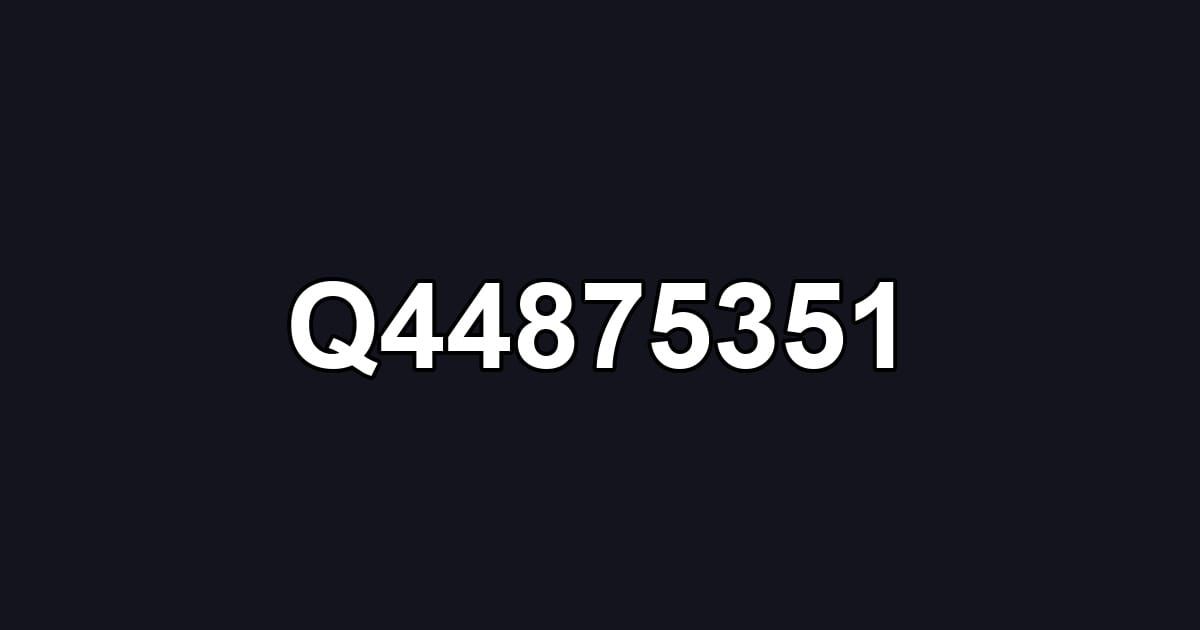 Q44875351