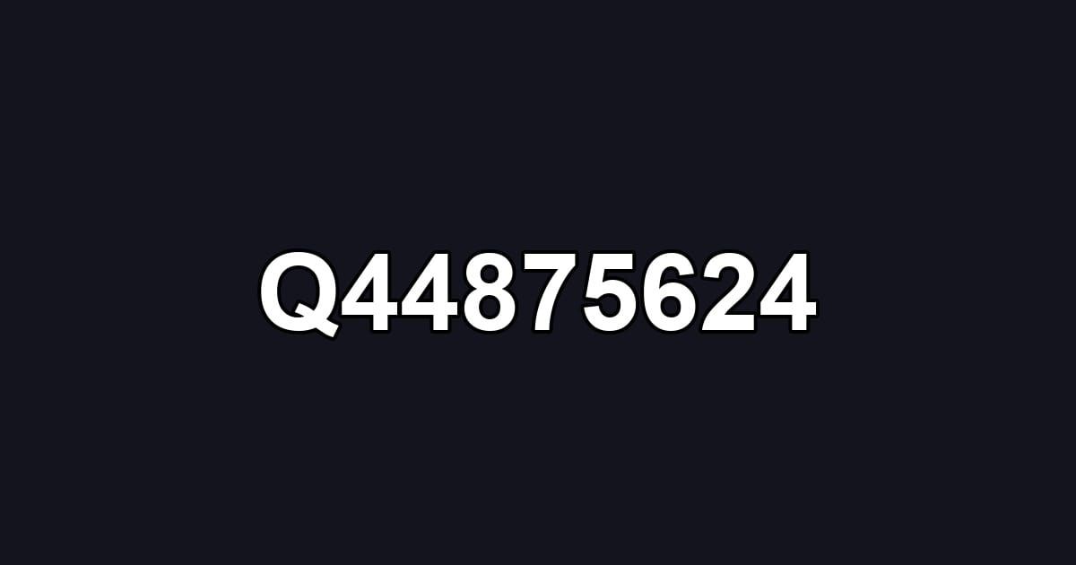 Q44875624