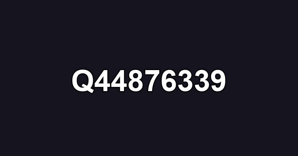Q44876339