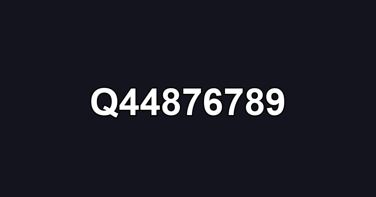 Q44876789