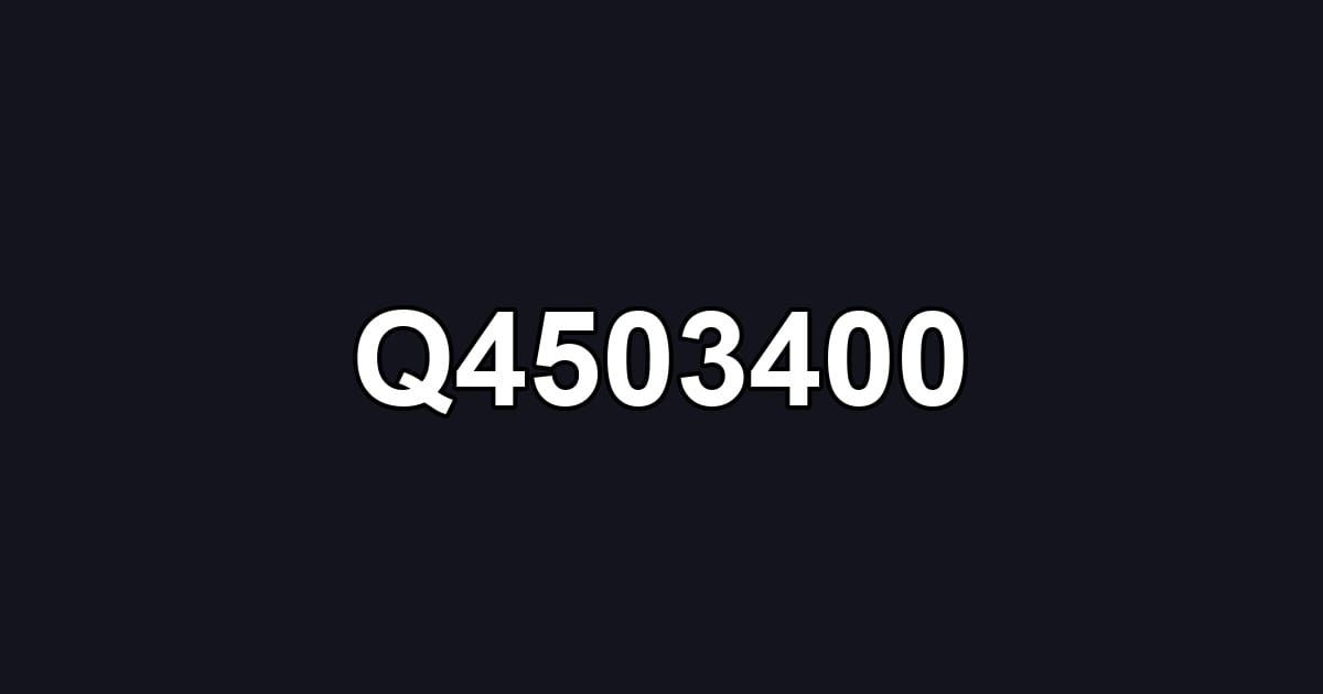Q4503400