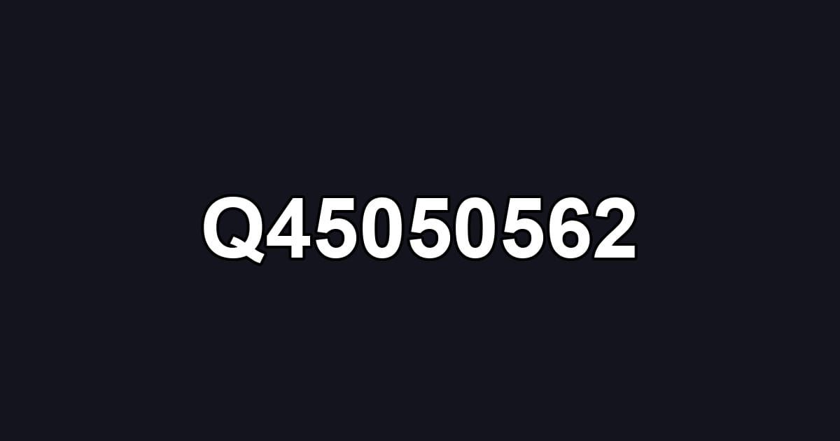 Q45050562