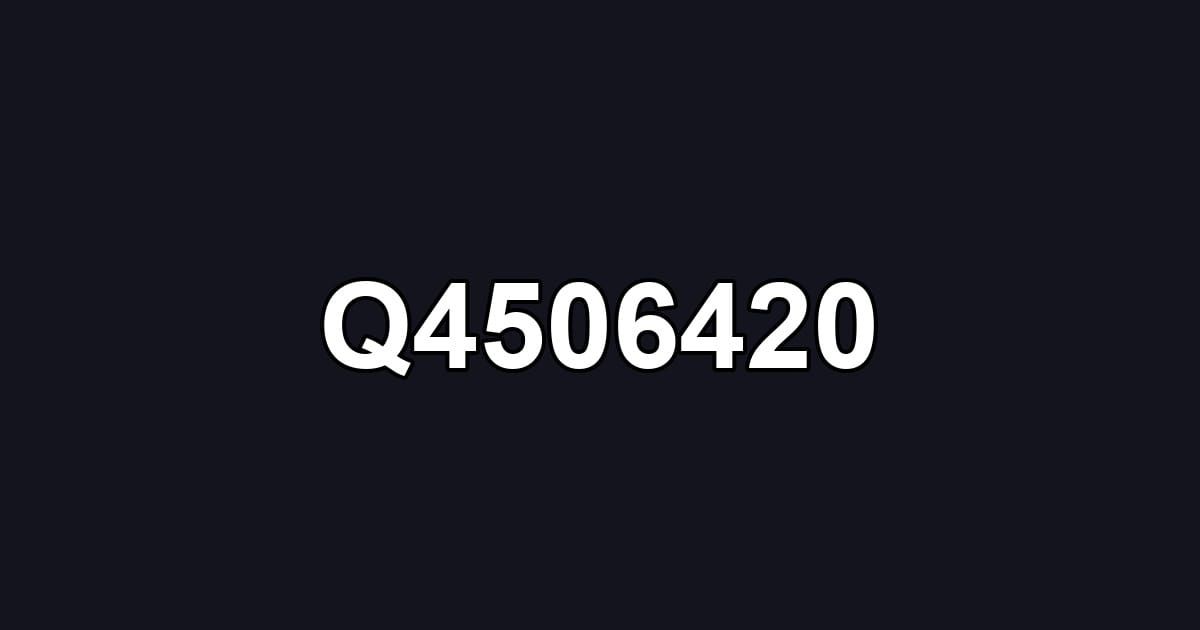 Q4506420