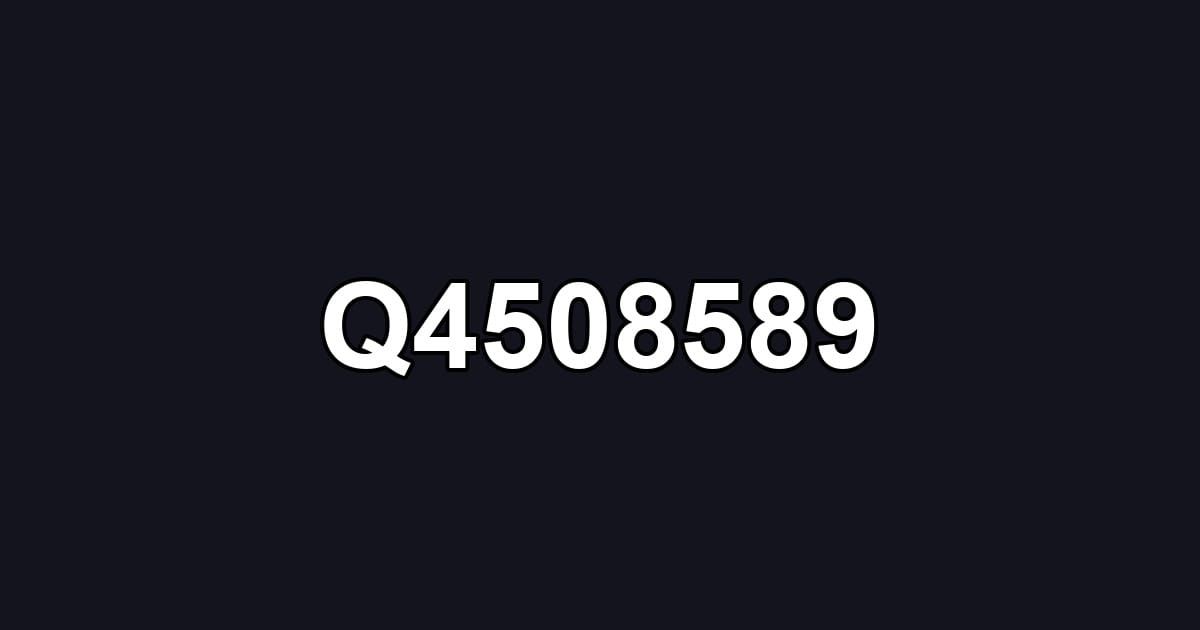 Q4508589