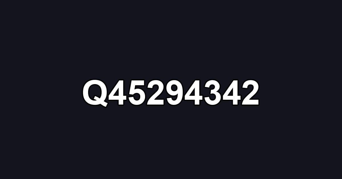 Q45294342