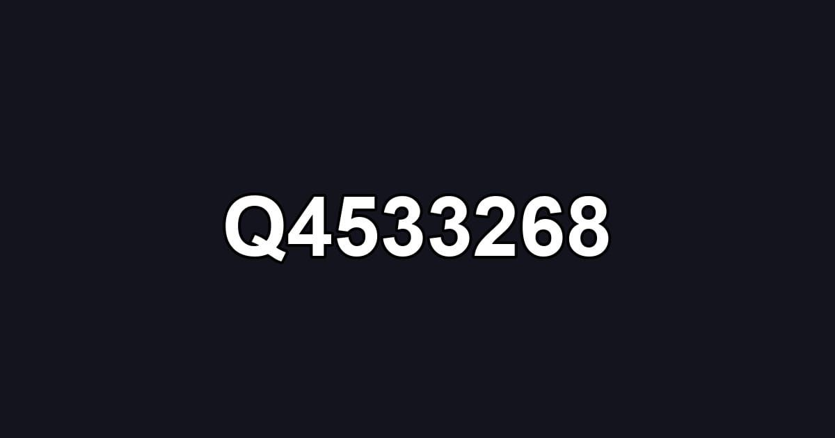 Q4533268