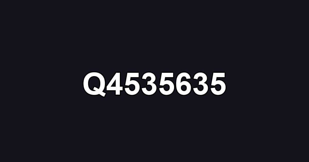 Q4535635
