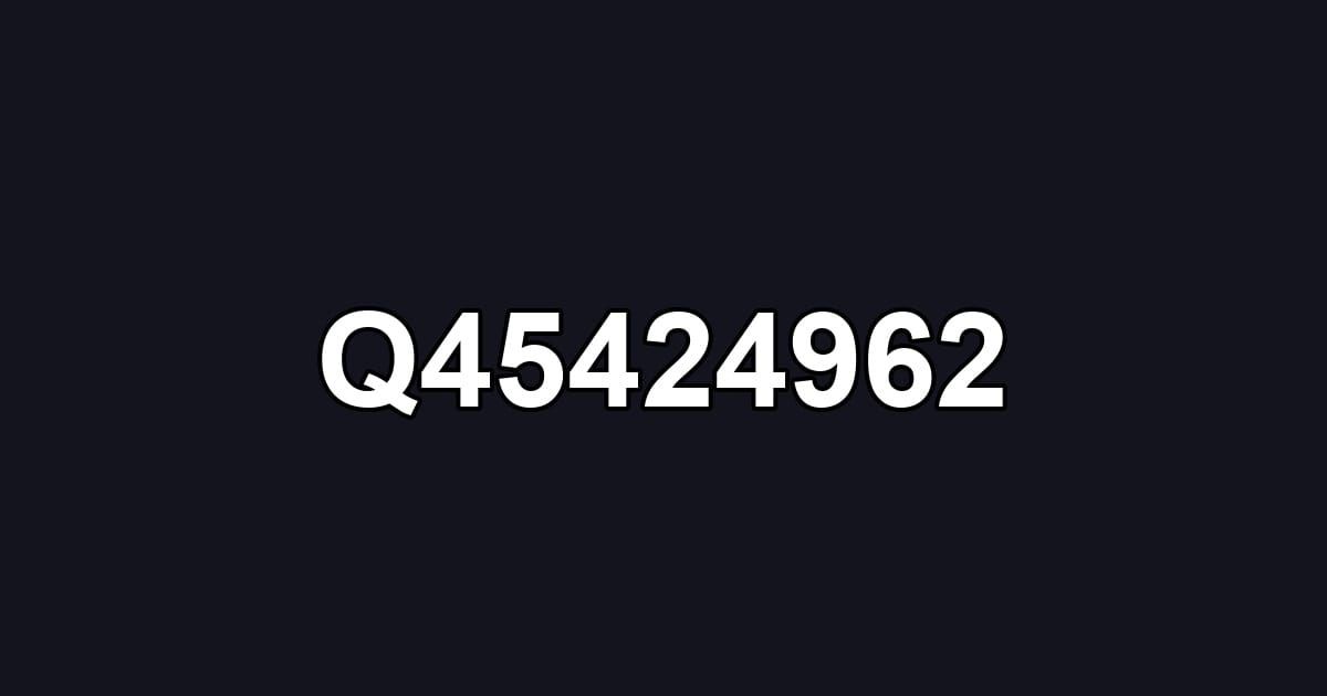 Q45424962