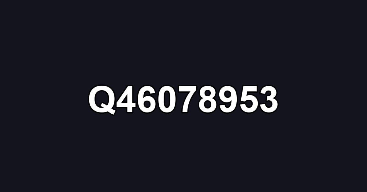 Q46078953