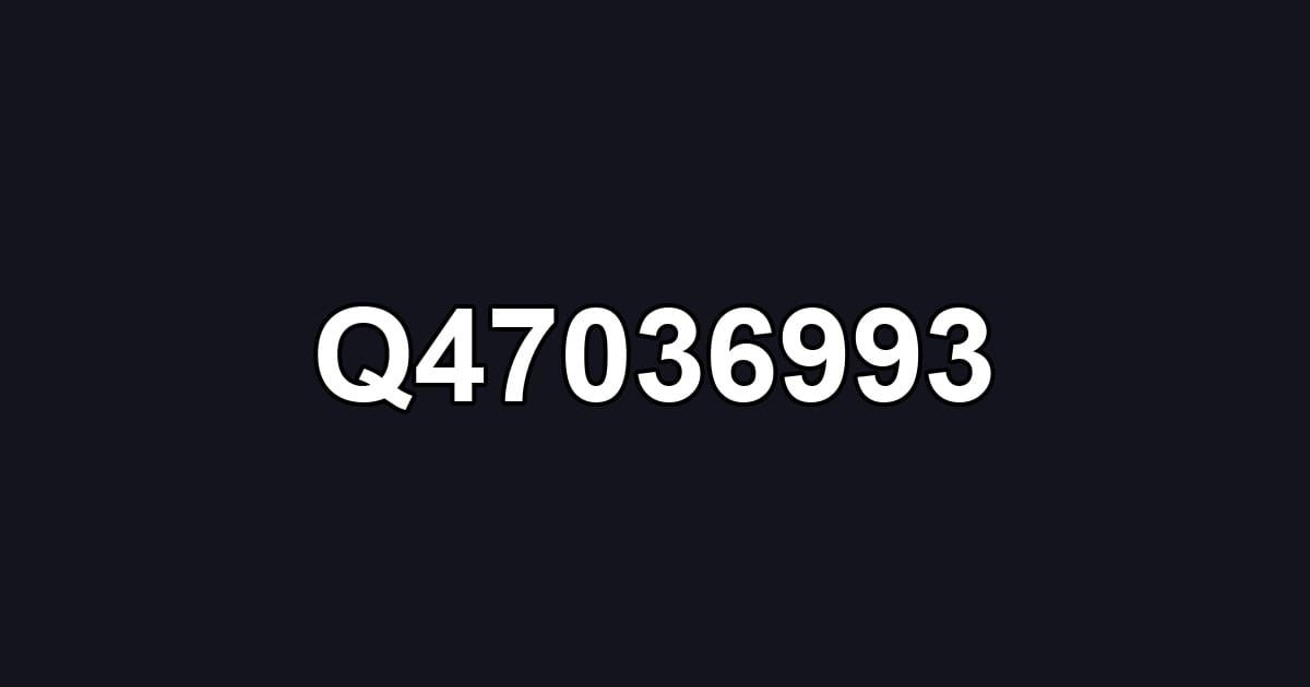 Q47036993