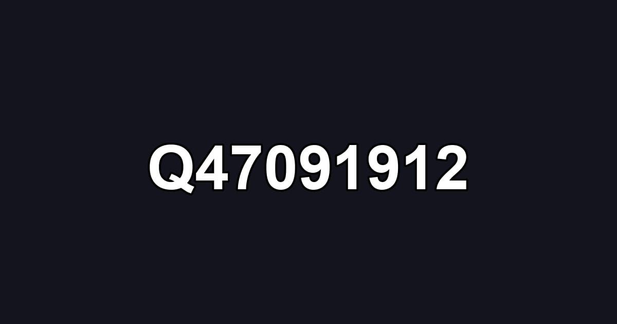 Q47091912