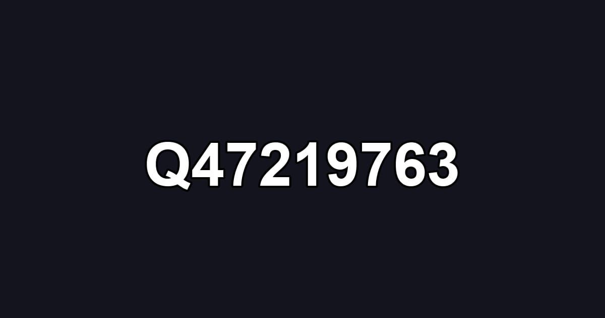 Q47219763