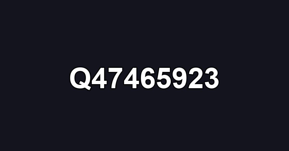 Q47465923