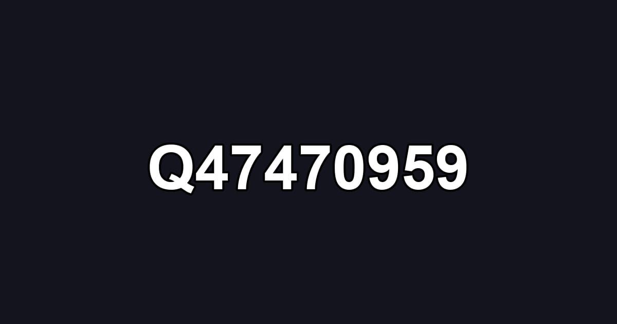Q47470959