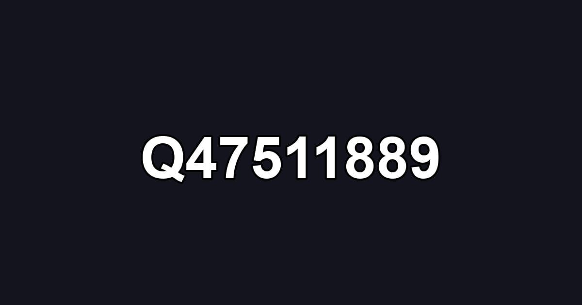 Q47511889