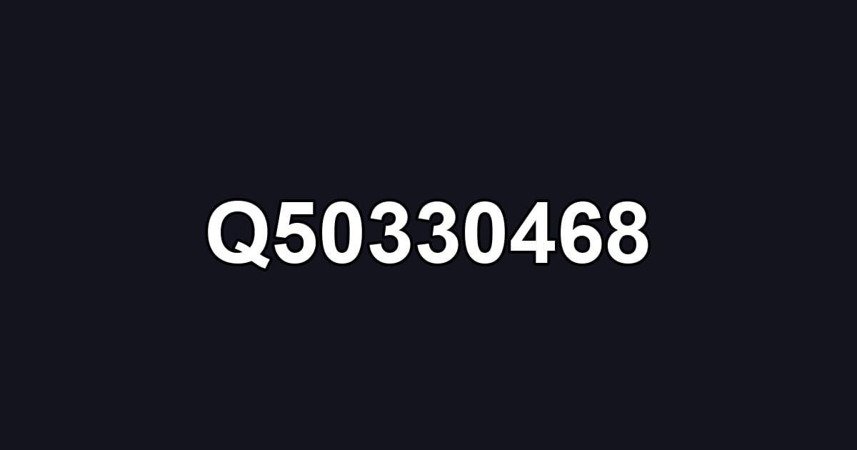 Q50330468