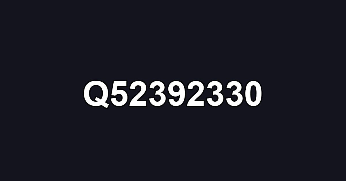 Q52392330