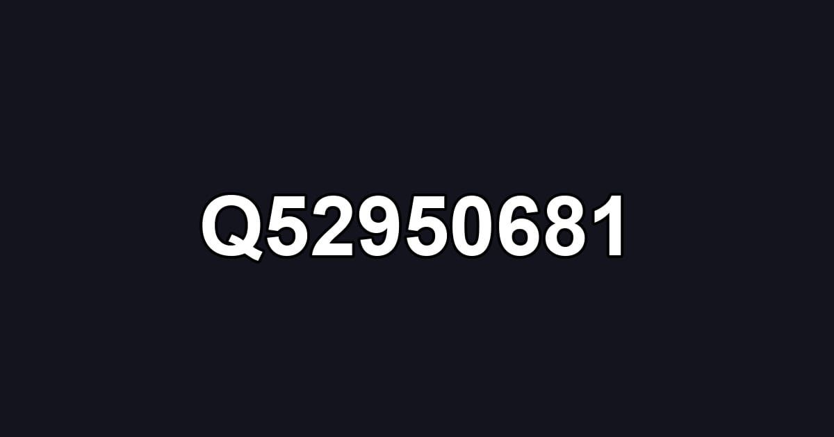 Q52950681