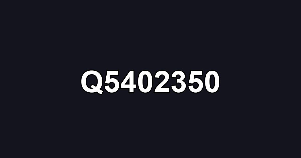Q5402350