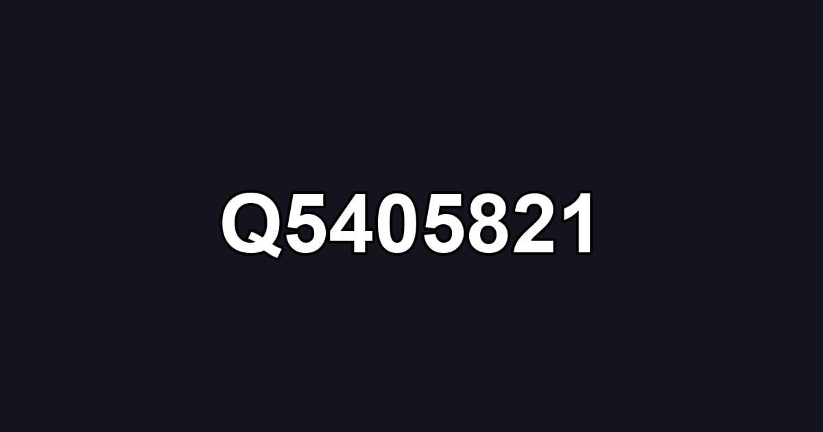 Q5405821