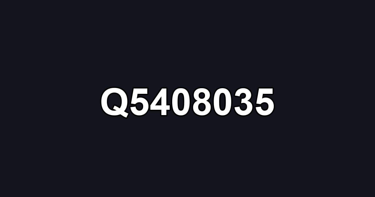 Q5408035