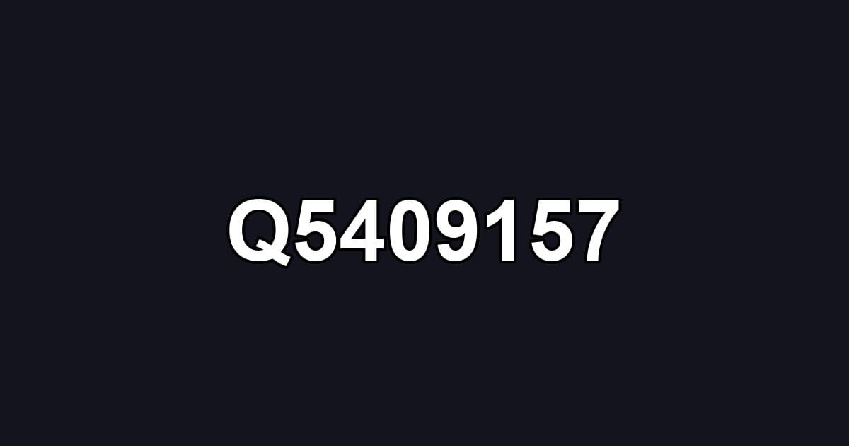 Q5409157