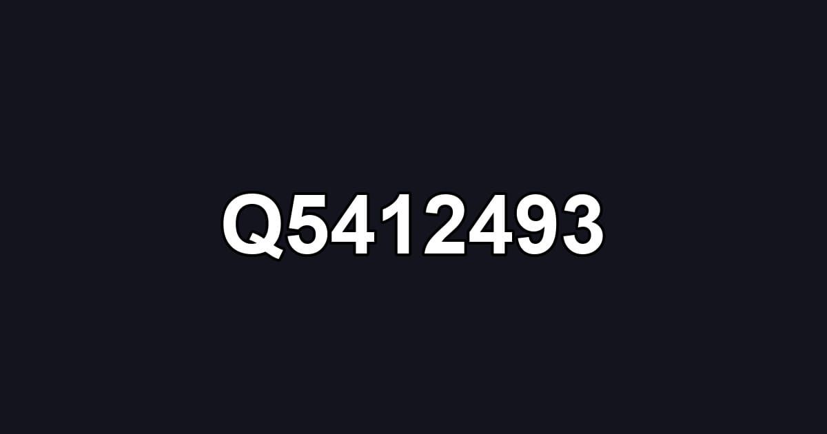 Q5412493