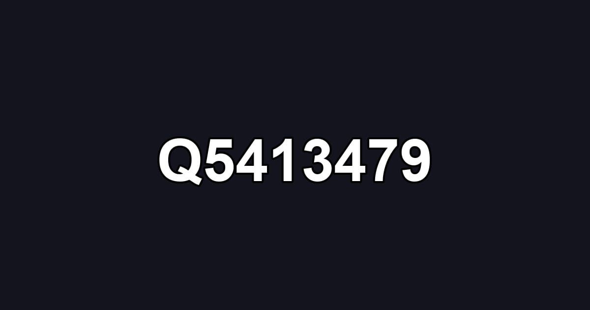 Q5413479