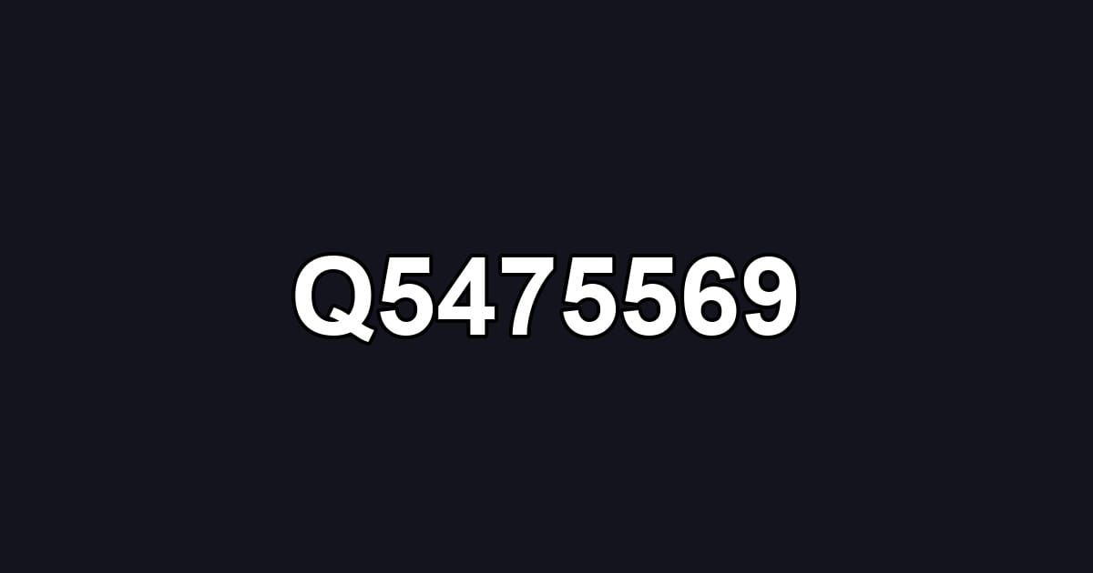 Q5475569