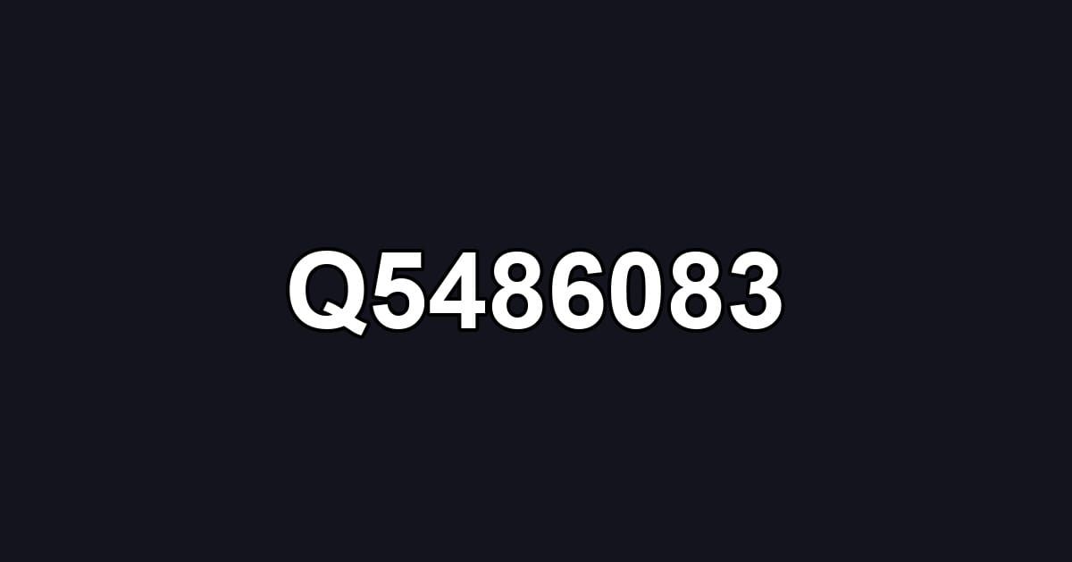 Q5486083