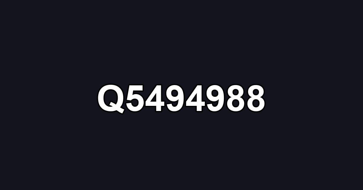 Q5494988