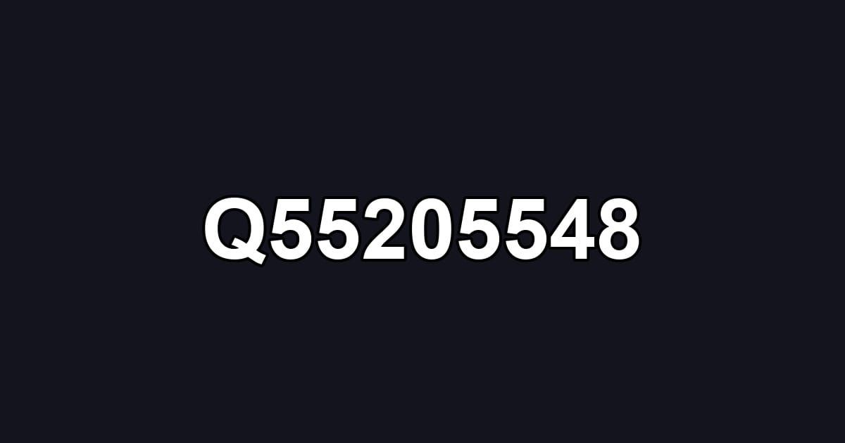 Q55205548