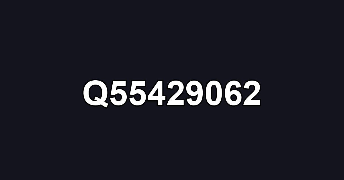 Q55429062