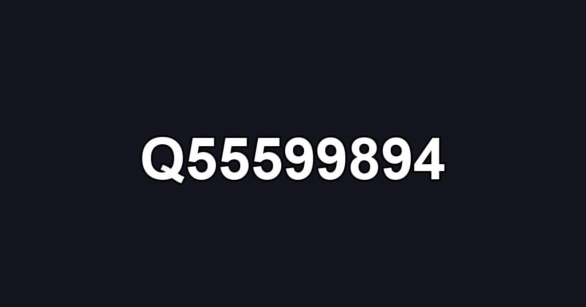 Q55599894