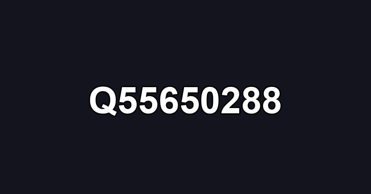Q55650288