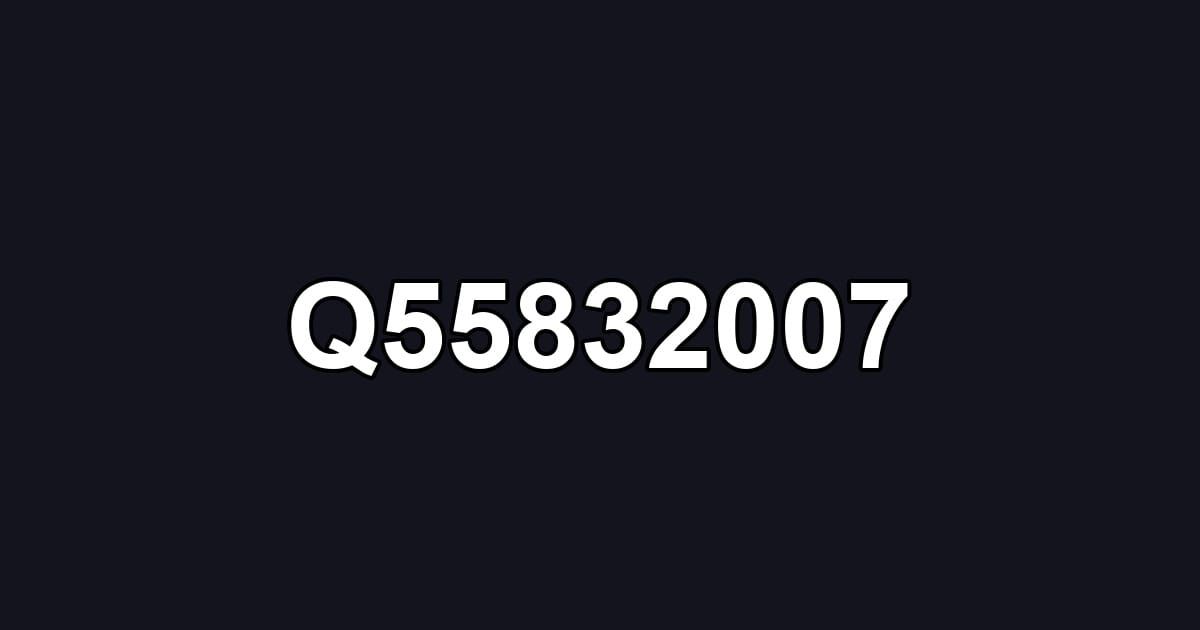 Q55832007