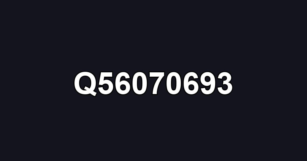 Q56070693