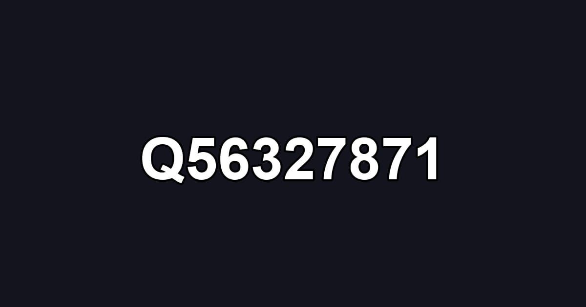 Q56327871
