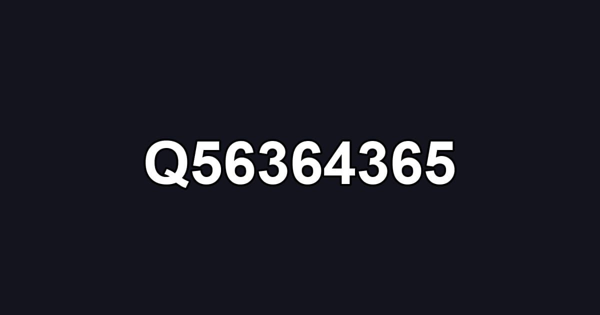 Q56364365