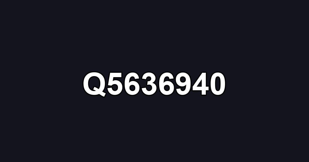 Q5636940