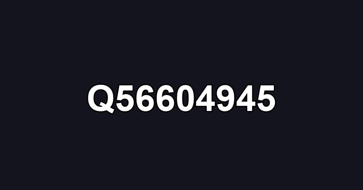 Q56604945