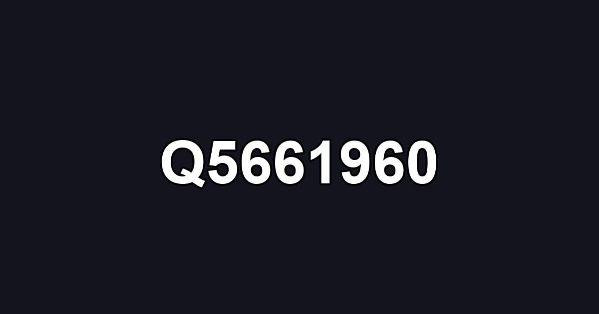 Q5661960