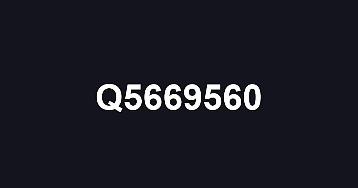 Q5669560