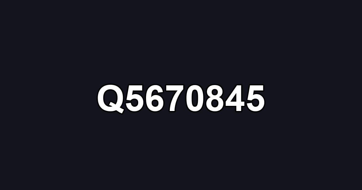 Q5670845