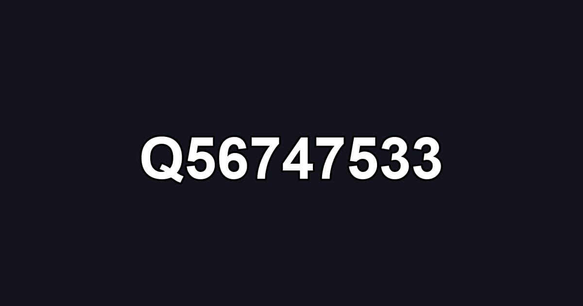Q56747533