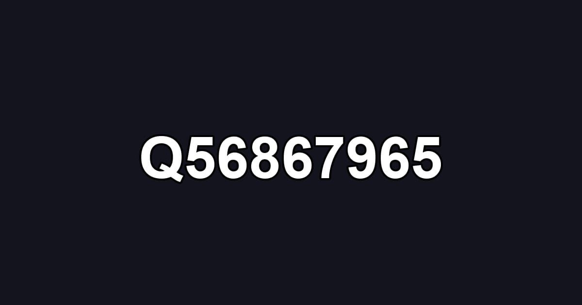 Q56867965