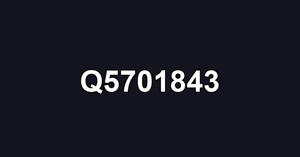 Q5701843