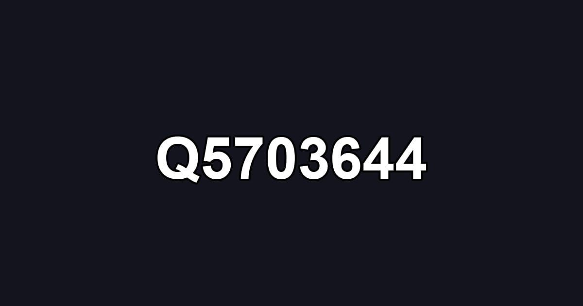Q5703644