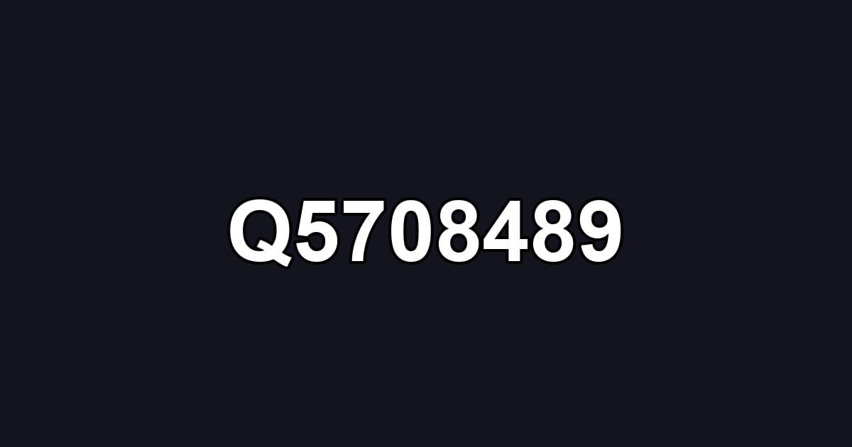 Q5708489