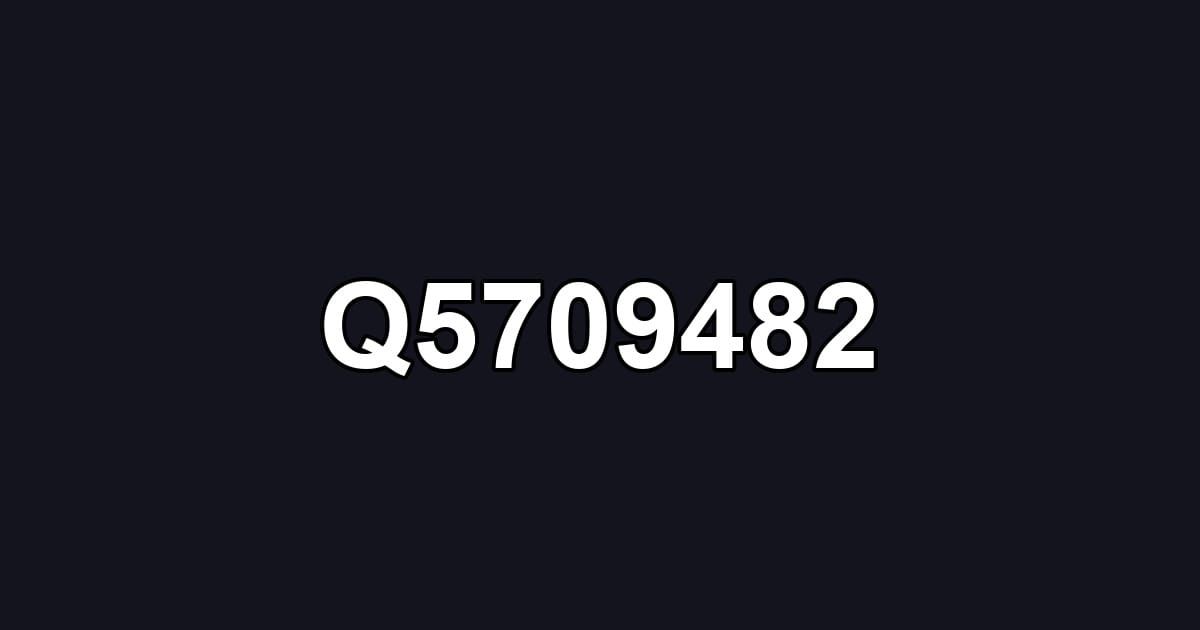 Q5709482